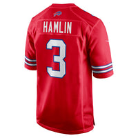 Damar Hamlin Buffalo Bills Football Jersey, Red Game Sportswear Jersey Shirt, Lightweight Breathable Athletic Jersey, Casual Gift for Men