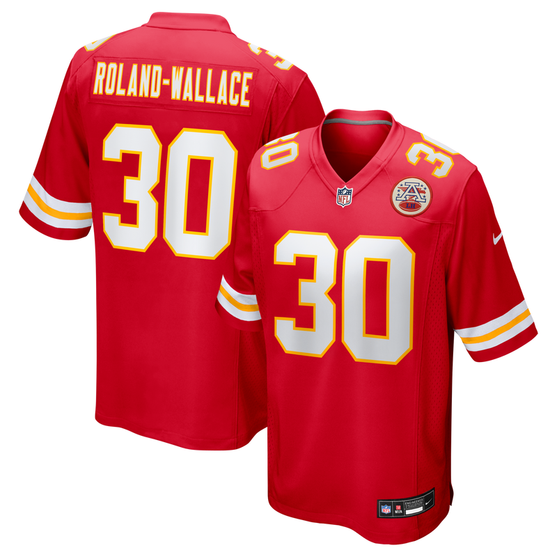 Chris Roland-Wallace Kansas City Chiefs Football Jersey, Sportswear Jersey Shirt, Lightweight Breathable Athletic Jersey, Casual Gift for Men