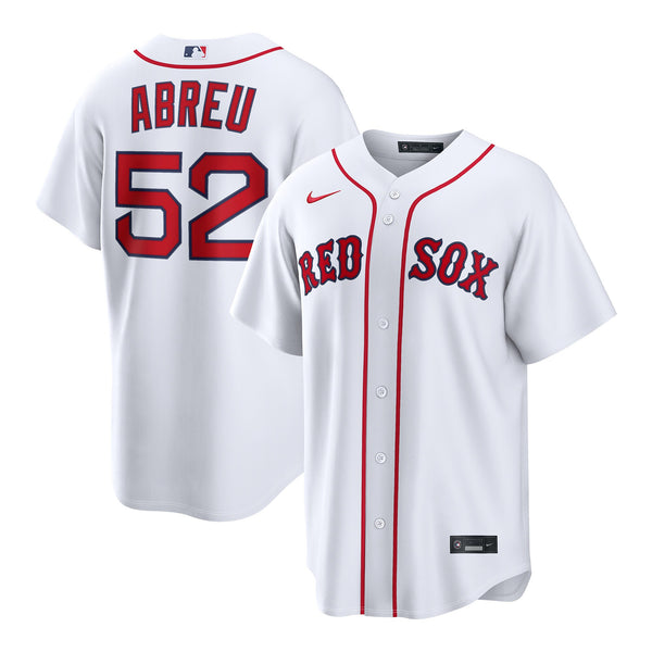 Boston Red Sox Wilyer Abreu White Home Replica Jersey