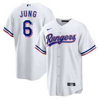 Josh Jung Texas Rangers Baseball Jersey, White Replica Sportswear Jersey Shirt, Lightweight Breathable Athletic Jersey, Casual Gift for Men