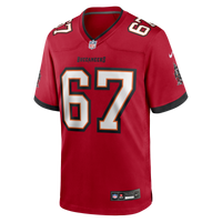 Luke Goedeke Tampa Bay Buccaneers Football Jersey, Red Game Sportswear Jersey Shirt, Lightweight Breathable Athletic Jersey, Casual Gift for Men