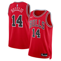 Matas Buzelis Chicago Bulls Basketball Jersey, Red Swingman Sportswear Jersey Shirt, Sleeveless Athletic Tank Jersey, Casual Gift for Men