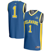 Delaware Fightin' Blue Hens Basketball Jersey, Sportswear Jersey Shirt, Sleeveless Athletic Tank Jersey, Casual Gift for Men, Style 5281272