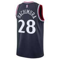 Rui Hachimura Los Angeles Clippers Basketball Jersey, Navy Replica Sportswear Jersey Shirt, Sleeveless Athletic Tank Jersey, Casual Gift for Men