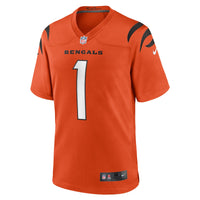 Ja'Marr Chase Cincinnati Bengals Football Jersey, Sportswear Jersey Shirt, Lightweight Athletic Jersey, Casual Gift for Men, Style 4301256
