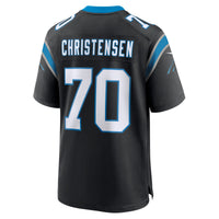 Brady Christensen Carolina Panthers Football Jersey, Black Sportswear Jersey Shirt, Lightweight Breathable Athletic Jersey, Casual Gift for Men