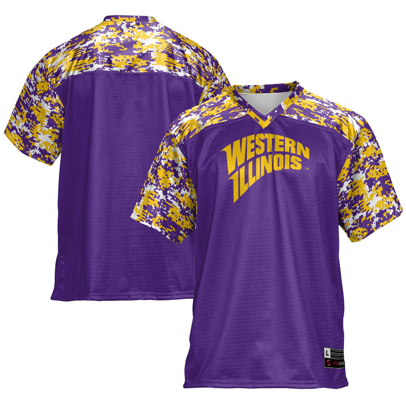 Western Illinois Leathernecks Football Jersey, Purple Sportswear Jersey Shirt, Lightweight Breathable Athletic Jersey, Casual Gift for Men