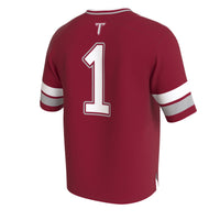 Troy University Trojans Football Jersey, Cardinal Fashion Sportswear Jersey Shirt, Lightweight Breathable Athletic Jersey, Casual Gift for Men