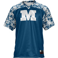 Millikin Big Blue Football Jersey, Football Sportswear Jersey Shirt, Lightweight Breathable Athletic Jersey, Casual Gift for Men