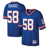 Carl Banks New York Giants Football Jersey, Royal Replica Sportswear Jersey Shirt, Lightweight Breathable Athletic Jersey, Casual Gift for Men