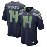 Sam Darnold Seattle Seahawks Football Jersey, Navy Game Sportswear Jersey Shirt, Lightweight Breathable Athletic Jersey, Casual Gift for Men