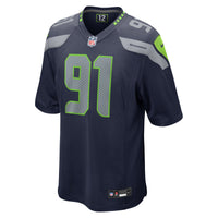 Byron Murphy II Seattle Seahawks Football Jersey, Navy Game Sportswear Jersey Shirt, Lightweight Breathable Athletic Jersey, Casual Gift for Men