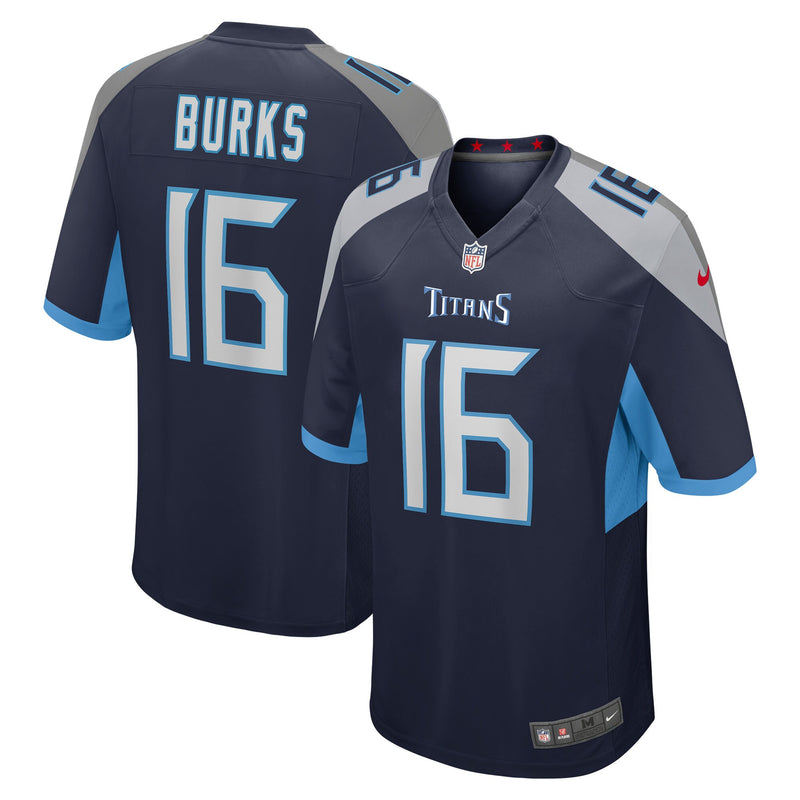 Treylon Burks Tennessee Titans Football Jersey, Navy Game Sportswear Jersey Shirt, Lightweight Breathable Athletic Jersey, Casual Gift for Men