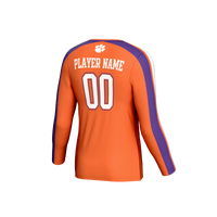 Clemson Tigers Volleyball Jersey, Orange Sportswear Jersey Shirt, Lightweight Breathable Athletic Jersey, Casual Gift for Men, Style 203494801