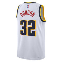 Aaron Gordon Denver Nuggets Basketball Jersey, White Swingman Sportswear Jersey Shirt, Sleeveless Athletic Tank Jersey, Casual Gift for Men