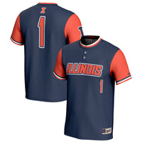 Illinois Fighting Illini Softball Jersey, Sportswear Jersey Shirt, Lightweight Breathable Athletic Jersey, Casual Gift for Men, Style 200146409
