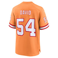Lavonte David Tampa Bay Buccaneers Football Jersey, Orange Sportswear Jersey Shirt, Lightweight Breathable Athletic Jersey, Casual Gift for Men