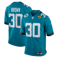 Montaric Brown Jacksonville Jaguars Football Jersey, Teal Sportswear Jersey Shirt, Lightweight Breathable Athletic Jersey, Casual Gift for Men