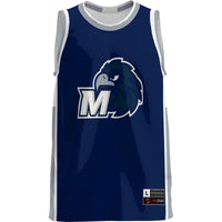 Monmouth Hawks Basketball Jersey, Blue Lightweight Sportswear Jersey Shirt, Sleeveless Athletic Tank Jersey, Casual Gift for Men
