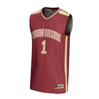 Boston College Eagles Basketball Jersey, Maroon Fashion Sportswear Jersey Shirt, Sleeveless Athletic Tank Jersey, Casual Gift for Men
