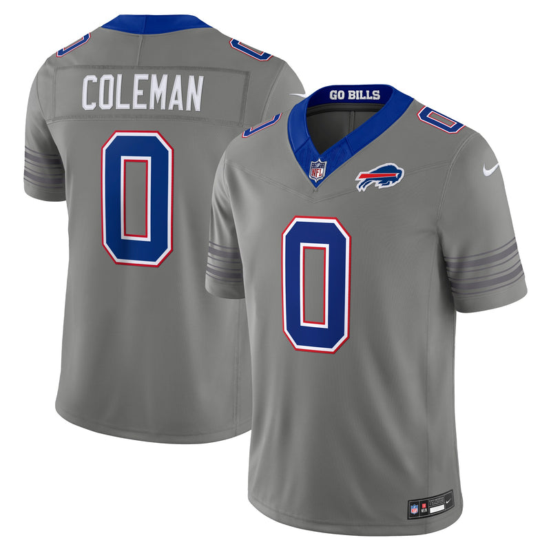 Keon Coleman Buffalo Bills Football Jersey, Gray Limited Sportswear Jersey Shirt, Lightweight Breathable Athletic Jersey, Casual Gift for Men