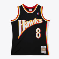 Atlanta Hawks Basketball Jersey, Black Authentic Sportswear Jersey Shirt, Sleeveless Athletic Tank Jersey, Casual Gift for Men