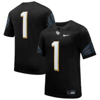 UCF Knights Football Jersey, Black Game Sportswear Jersey Shirt, Lightweight Breathable Athletic Jersey, Casual Gift for Men, Style 203182820