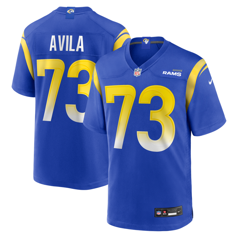 Steve Avila Los Angeles Rams Football Jersey, Royal Game Sportswear Jersey Shirt, Lightweight Breathable Athletic Jersey, Casual Gift for Men
