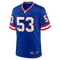 Harry Carson New York Giants Football Jersey, Royal Game Sportswear Jersey Shirt, Lightweight Breathable Athletic Jersey, Casual Gift for Men