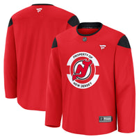 New Jersey Devils Hockey Jersey, Red Sportswear Jersey Shirt, Long Sleeve Hockey Sweater Jersey, Casual Gift for Men