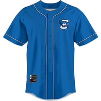 Creighton Bluejays Baseball Jersey, Blue Lightweight Sportswear Jersey Shirt, Lightweight Breathable Athletic Jersey, Casual Gift for Men