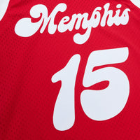 Memphis Grizzlies Basketball Jersey, Red Authentic Sportswear Jersey Shirt, Sleeveless Athletic Tank Jersey, Casual Gift for Men