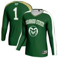 Colorado State Rams Volleyball Jersey, Green Fashion Sportswear Jersey Shirt, Lightweight Breathable Athletic Jersey, Casual Gift for Men