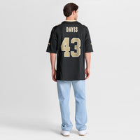 Michael Davis New Orleans Saints Football Jersey, Black Sportswear Jersey Shirt, Lightweight Breathable Athletic Jersey, Casual Gift for Men