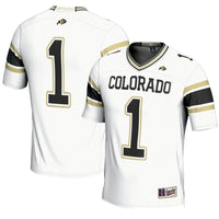 Colorado Buffaloes Football Jersey, White Sportswear Jersey Shirt, Lightweight Breathable Athletic Jersey, Casual Gift for Men, Style 5273583