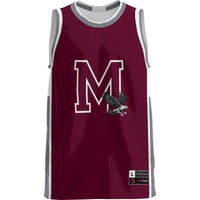 Maryland Eastern Shore Hawks Basketball Jersey, Maroon Lightweight Sportswear Jersey Shirt, Sleeveless Athletic Tank Jersey, Casual Gift for Men