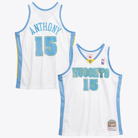 Denver Nuggets Basketball Jersey, White Authentic Swingman Sportswear Jersey Shirt, Sleeveless Athletic Tank Jersey, Casual Gift for Men