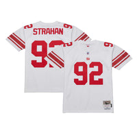 Michael Strahan New York Giants Football Jersey, White Sportswear Jersey Shirt, Lightweight Breathable Athletic Jersey, Casual Gift for Men