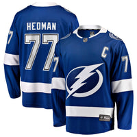 Victor Hedman Tampa Bay Lightning Hockey Jersey, Sportswear Jersey Shirt, Long Sleeve Hockey Jersey, Casual Gift for Men, Style 203353905