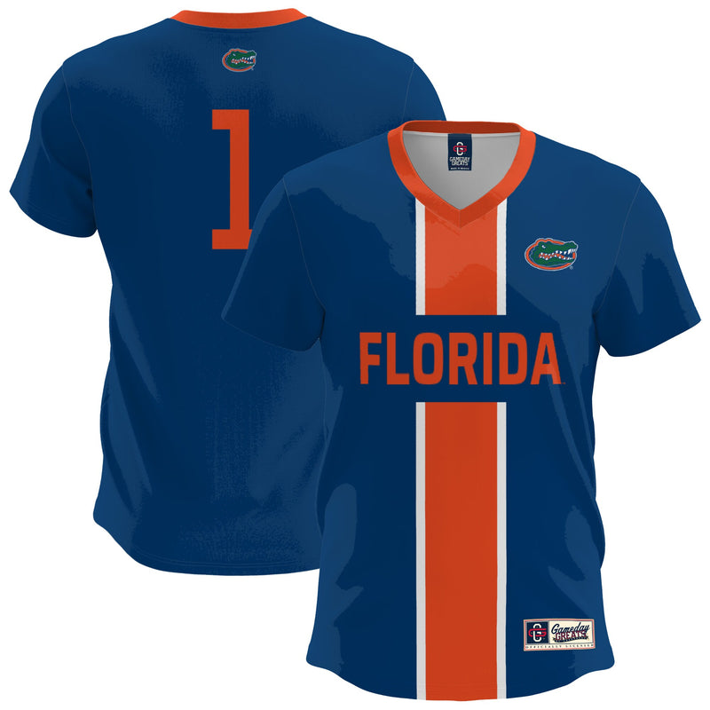 Florida Gators Soccer Jersey, Royal Fashion Lightweight Sportswear Jersey Shirt, Lightweight Breathable Athletic Jersey, Casual Gift for Men