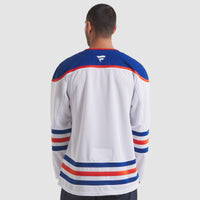Edmonton Oilers Hockey Jersey, White Premium Sportswear Jersey Shirt, Long Sleeve Hockey Sweater Jersey, Casual Gift for Men, Style 202015689