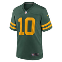 Green Bay Packers Football Jersey, Game Alternate Sportswear Jersey Shirt, Lightweight Breathable Athletic Jersey, Casual Gift for Men