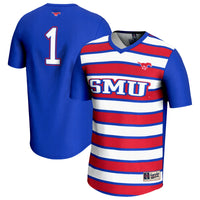 SMU Mustangs Soccer Jersey, Royal Fashion Lightweight Sportswear Jersey Shirt, Lightweight Breathable Athletic Jersey, Casual Gift for Men