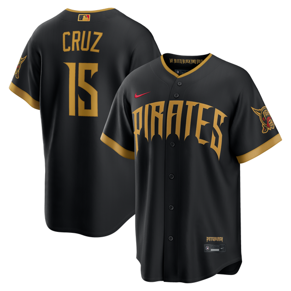 Pittsburgh Pirates Oneil Cruz Black 2026 City Connect Stadium Jersey