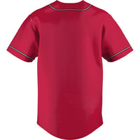 Northern Illinois Huskies Baseball Jersey, Cardinal Sportswear Jersey Shirt, Lightweight Breathable Athletic Jersey, Casual Gift for Men