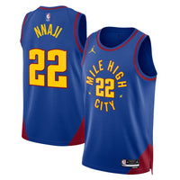 Zeke Nnaji Denver Nuggets Basketball Jersey, Blue Swingman Sportswear Jersey Shirt, Sleeveless Athletic Tank Jersey, Casual Gift for Men
