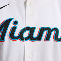Miami Marlins Baseball Jersey, White Sportswear Jersey Shirt, Lightweight Breathable Athletic Jersey, Casual Gift for Men, Style 201865822