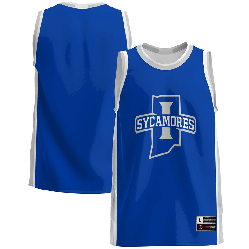 Indiana State Sycamores Basketball Jersey, Royal Lightweight Sportswear Jersey Shirt, Sleeveless Athletic Tank Jersey, Casual Gift for Men