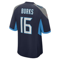 Treylon Burks Tennessee Titans Football Jersey, Navy Game Sportswear Jersey Shirt, Lightweight Breathable Athletic Jersey, Casual Gift for Men