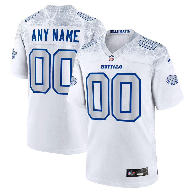 Buffalo Bills Football Jersey, White Game Sportswear Jersey Shirt, Lightweight Breathable Athletic Jersey, Casual Gift for Men